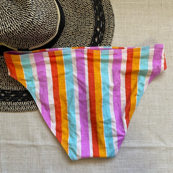 GB Bay Stripe Hipster Bikini Bottom NEW - Picture 7 of 8